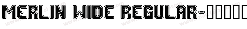 Merlin Wide Regular字体转换